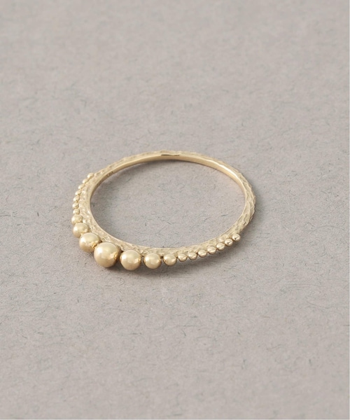 Lilas(リラ)の「《予約》グラデーションボールテクスチャーリング K10(腕時計・ゴールド/(090)/7/残り1点/フリー/11/13/残り2点/15)」の6枚目の写真