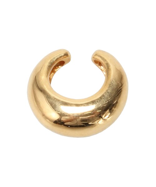 UN3D.(アンスリード)の「OVAL EARCUFFS SLV925 S(ピアス(両耳用)・ゴールド/シルバー・F)」の2枚目の写真