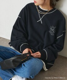 PUAL CE CIN | FELIX スウェット（smile）(Tシャツ/カットソー)