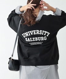 OUVRAGE CLASSE | 2WAYカレッジロゴスウェット(スウェット)