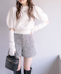 OLIVE des OLIVE | 前ボタンショートパンツ(その他パンツ)