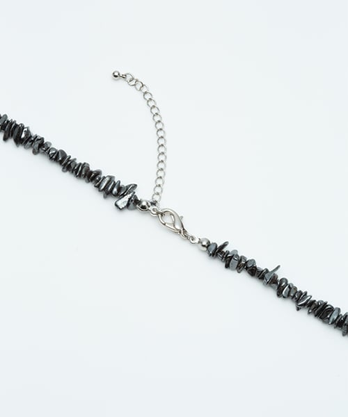 GDC（ジーディーシー）の「HEMATITE PEARL NECKLACE（アクセサリー・メンズ・WHITE/BLACK・FREE）」の6枚目の写真