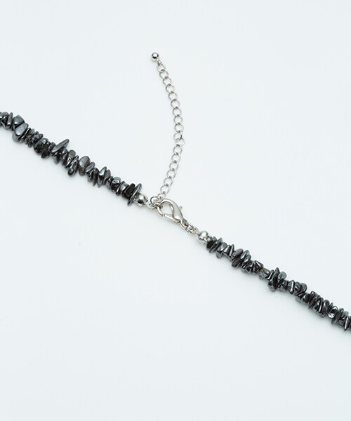 GDC（ジーディーシー）の「HEMATITE PEARL NECKLACE（アクセサリー・メンズ・WHITE/BLACK・FREE）」の3枚目の写真