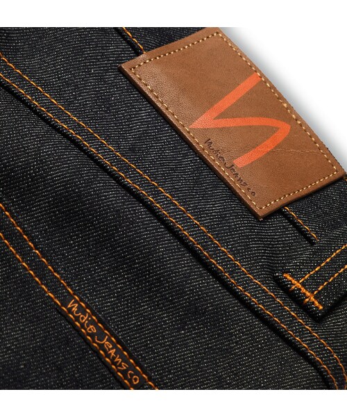 Nudie Jeans(ヌーディージーンズ)の「Nudie Jeans Grim Tim Slim-Fit Organic Dry Denim Jeans(デニムパンツ・メンズ・Blue・28W 32L/38W 32L/31W 32L/32W 32L/30W 32L/38W 34L/33W 32L/36W 34L/34W 32L/34W 34L/33W 34L/32W 34L/36W 32L)」の4枚目の写真