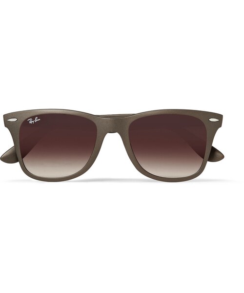 Ray-Ban（レイバン）の「Ray-Ban Wayfarer Liteforce Acetate Sunglasses（サングラス・メンズ・BROWN/Blue・One Size）」の7枚目の写真