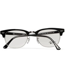 Ray-Ban | Ray-Ban Clubmaster Acetate And Metal Optical Glasses(メガネ)