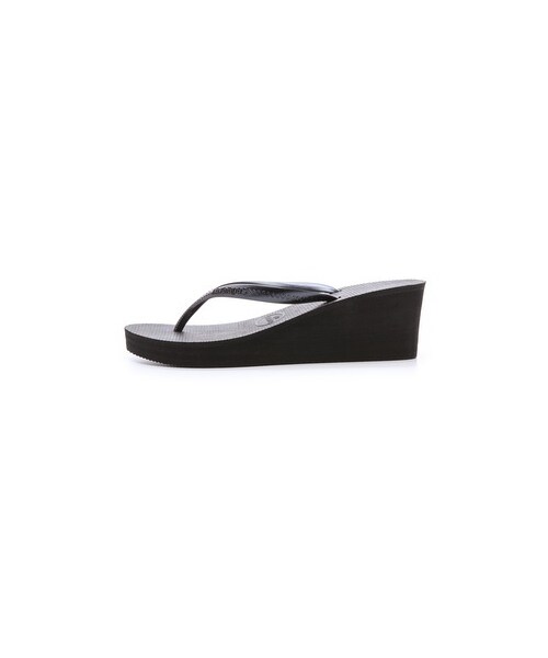 havaianas（ハワイアナス）の「Havaianas High Fashion Wedge Flip Flops（サンダル・レディース・Black・36/39/38/35/37）」の2枚目の写真