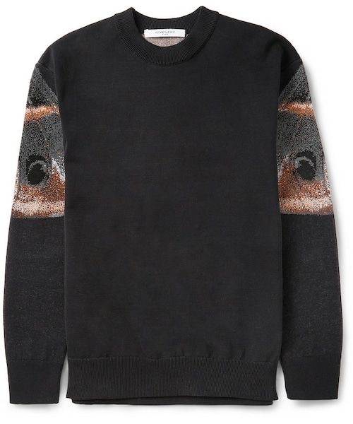 GIVENCHY（ジバンシイ）の「Givenchy Butterfly-Intarsia Cotton