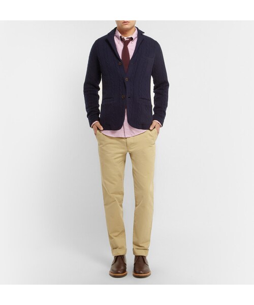 POLO RALPH LAUREN（ポロ ラルフ ローレン）の「Polo Ralph Lauren Slim-Fit Button-Down Collar Cotton Oxford Shirt（シャツ/ブラウス・メンズ・RED/Pink・L/S/XXL/XL/M）」の7枚目の写真
