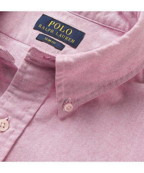 POLO RALPH LAUREN（ポロ ラルフ ローレン）の「Polo Ralph Lauren Slim-Fit Button-Down Collar Cotton Oxford Shirt（シャツ/ブラウス・メンズ・RED/Pink・L/S/XXL/XL/M）」の16枚目の写真