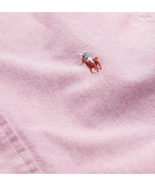 POLO RALPH LAUREN（ポロ ラルフ ローレン）の「Polo Ralph Lauren Slim-Fit Button-Down Collar Cotton Oxford Shirt（シャツ/ブラウス・メンズ・RED/Pink・L/S/XXL/XL/M）」の2枚目の写真