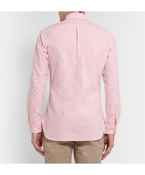 POLO RALPH LAUREN（ポロ ラルフ ローレン）の「Polo Ralph Lauren Slim-Fit Button-Down Collar Cotton Oxford Shirt（シャツ/ブラウス・メンズ・RED/Pink・L/S/XXL/XL/M）」の11枚目の写真