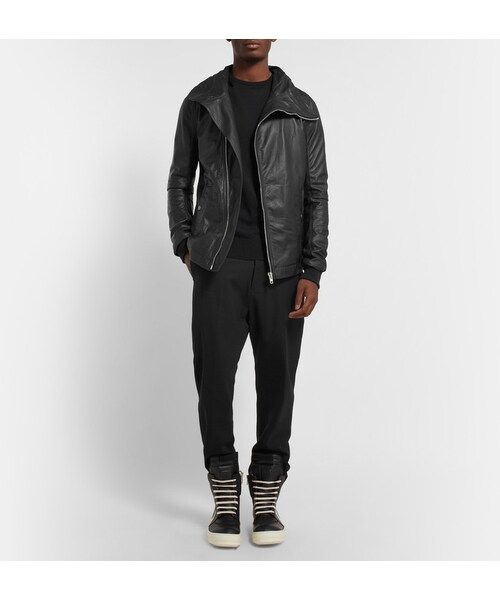 Rick Owens（リックオウエンス）の「Rick Owens Panelled Leather High Top Sneakers（スニーカー・メンズ・Black・EU 40 (US 7)/EU 41 (US 8)/EU 42 (US 9)/EU 43 (US 10)/EU 44 (US 11)/EU 45 (US 12)）」の5枚目の写真