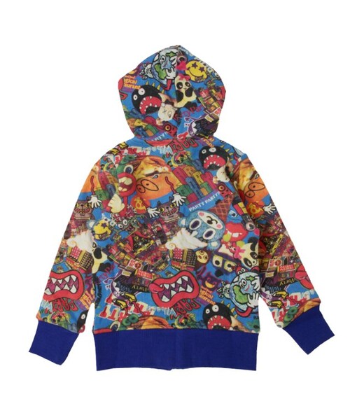 PARTY PARTY（パーティーパーティー）の「裏毛PARKA（トップス・キッズ・ブラック/ブルー/キャメル・70/80/90/95/100/110/120）」の7枚目の写真