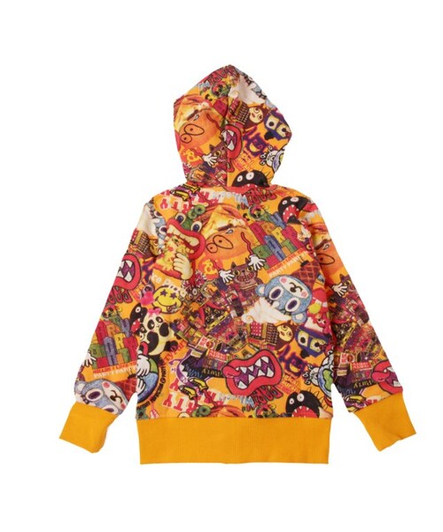 PARTY PARTY（パーティーパーティー）の「裏毛PARKA（トップス・キッズ・ブラック/ブルー/キャメル・70/80/90/95/100/110/120）」の8枚目の写真