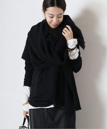 【美品】  MUSE de Deuxieme Classe / ミューズドゥーズィーエムクラス | 2022AW | ALONPI CASHMERE カシミア ストール 大判 マフラー | F | ナチュラル | レディース 美品】 MUSE de Deuxieme Classe / ミューズドゥーズィーエムクラス