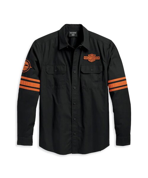 Harley-Davidson（ハーレーダビッドソン）の「남성 오픈 로드 긴팔셔츠 BLACK（その他・GREY・S/M/L/XL/2XL）」の2枚目の写真