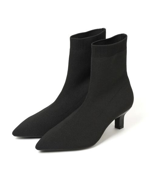 LOWRYS FARM（ローリーズファーム）の「ソックスヒールブーツ（シューズ・レディース・ポインテッド/スクエア・M(23-23.5)/L(24-24.5)）」の3枚目の写真