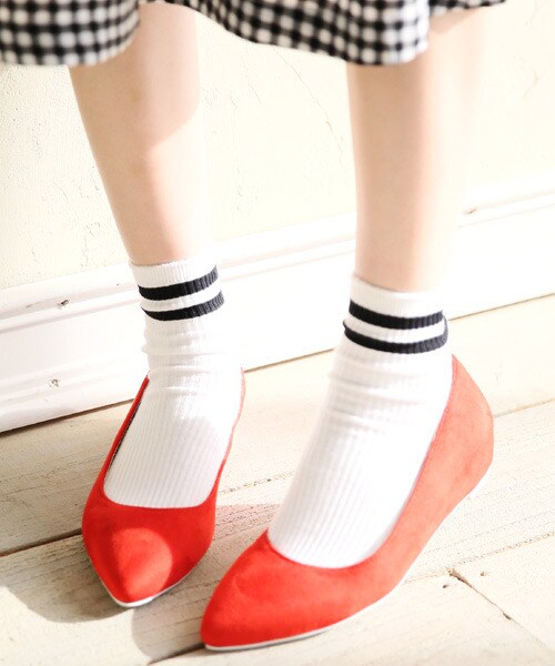 LOWRYS FARM（ローリーズファーム）の「☆WEB先行予約☆インヒールパンプス（シューズ・レディース・オフ/レッド/カモフラ・Ｍ/Ｌ）」の3枚目の写真