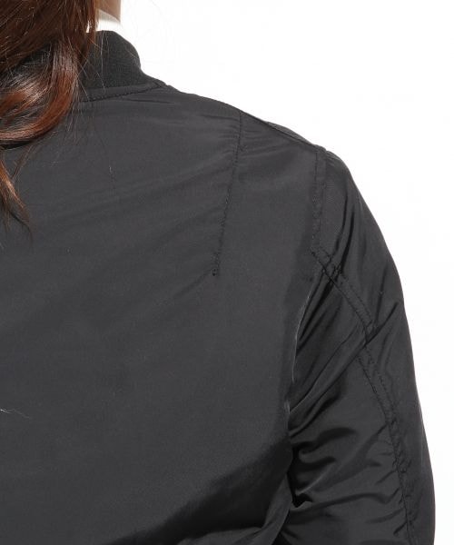 LOWRYS FARM（ローリーズファーム）の「☆WEB先行予約☆ＭＡ－１（ジャケット/アウター・レディース・オフ/ブラック/カーキ・Ｍ/Ｌ）」の13枚目の写真