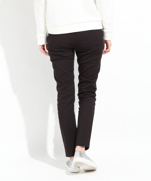 LOWRYS FARM（ローリーズファーム）の「☆WEB先行予約☆スーパーストレッチレギンス（パンツ・レディース・オフ/ブラック/ピンク/サックスブルー/ブルー/ネイビー・ＸＳ/Ｓ/Ｍ/Ｌ）」の8枚目の写真