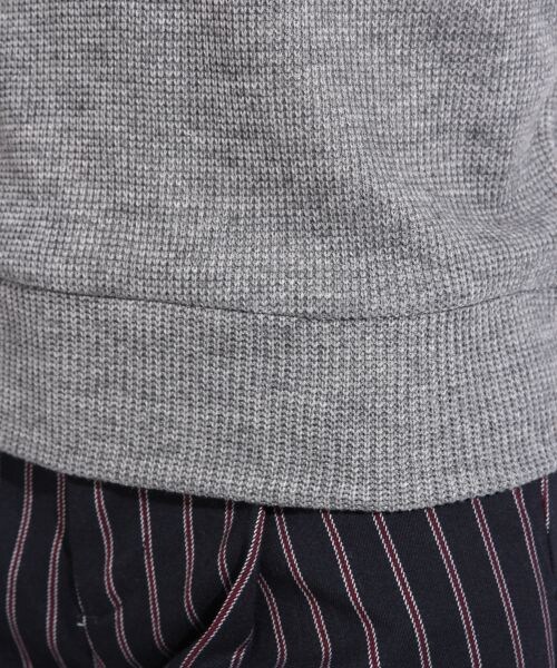 LOWRYS FARM（ローリーズファーム）の「カワリアミスタンドプルオーバーロングスリーブ（トップス・レディース・オフ/ブラック/オフ×ブラック/グレー/バーガンディ・Ｍ/Ｌ）」の13枚目の写真