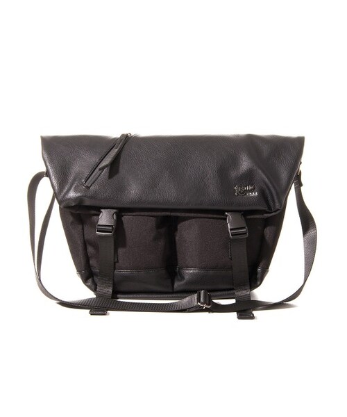 JUNRED（ジュンレッド）の「【先行予約】【LARKiNS×JUNRed】別注メッセンジャーバッグ（バッグ・メンズ・ブラック/カーキ/ネイビー・F）」の4枚目の写真
