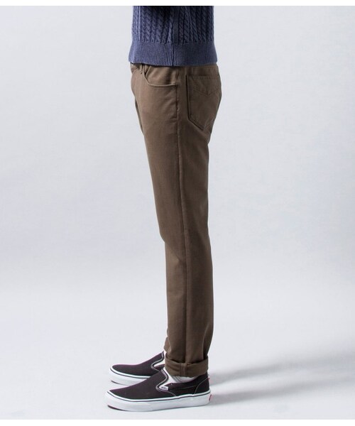 JUNRED（ジュンレッド）の「ニットライクスキニーパンツ（パンツ・メンズ・ブラック/グレー/グリーン系/ネイビー・0/1/2）」の6枚目の写真