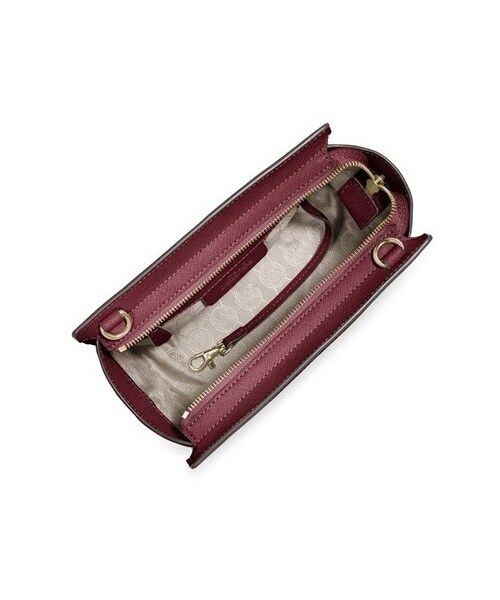 MICHAEL KORS（マイケルコース）の「MICHAEL Michael Kors 'Medium Selma' Saffiano Leather Crossbody Bag（ショルダーバッグ・レディース・Claret）」の2枚目の写真