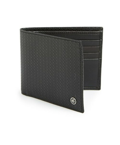 CANALI（カナーリ）の「Canali Textured Leather Bifold Wallet（財布・メンズ・Black・4 1/2"W x 3 3/4"H x 3/4"D.）」の3枚目の写真