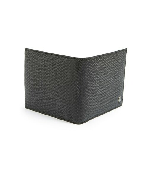 CANALI（カナーリ）の「Canali Textured Leather Bifold Wallet（財布・メンズ・Black・4 1/2"W x 3 3/4"H x 3/4"D.）」の4枚目の写真