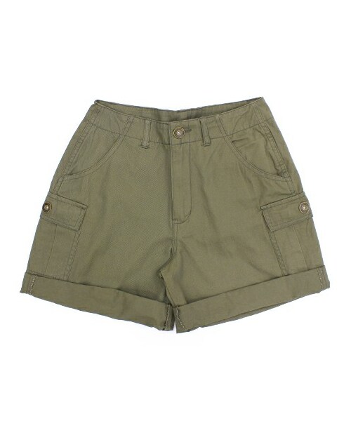ANAP（アナップ）の「カーゴハーフパンツ（パンツ・レディース・カーキ/ブラック/迷彩・S/M）」の2枚目の写真
