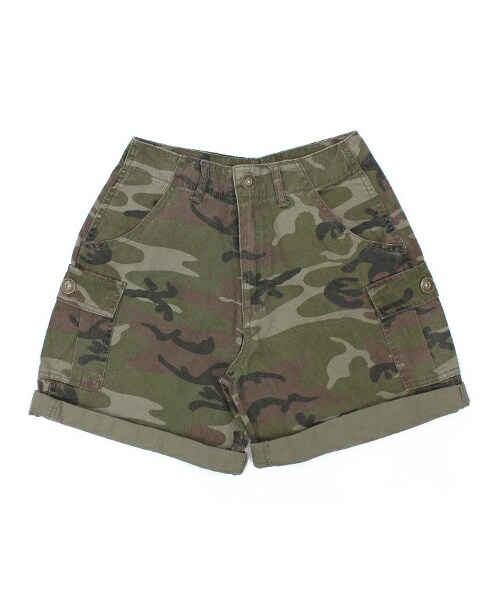 ANAP（アナップ）の「カーゴハーフパンツ（パンツ・レディース・カーキ/ブラック/迷彩・S/M）」の3枚目の写真