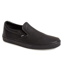 VANS | Vans 'Classic' Leather Slip-On Sneaker (Men)(その他シューズ)