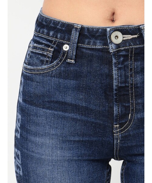 GYDA（ジェイダ）の「M/W G SQUAREレーザーデザインスキニーデニムパンツ（デニムパンツ・インディゴ/アイスブルー・XS/M/S）」の13枚目の写真