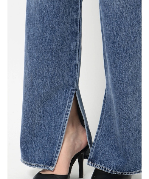 GYDA（ジェイダ）の「H/W KNEEダメージスリット ストレート