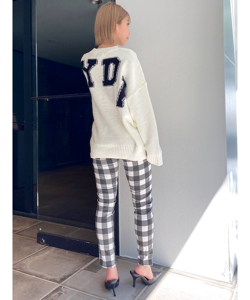 当店在庫してます！ GYDA（ジェイダ）の「H/W BLOCK CHECKカラースキニーパンツ パンツ