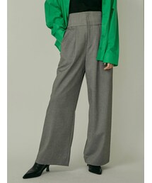 EMODA | スーパーハイウエストストレートパンツ(その他パンツ)