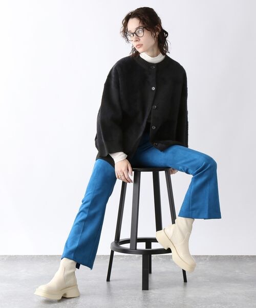 JEANASIS 12Gアソートボタンクルーカーディガン JEANASIS - JEANASIS 12Gアソートボタンクルーカーディガンの通販 by