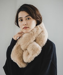 LEPSIM | フェイクファーサシコミマフラー(ファッション雑貨)