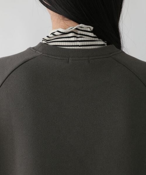 LOWRYS FARM（ローリーズファーム）の「ドロストウラケプルオーバー（トップス・レディース・アイボリー08/チャコール18/グリーン75・F）」の14枚目の写真