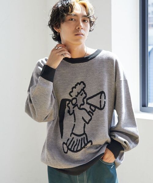 PAGEBOY（ページボーイ）の「ローガンコラボガールＪＱニット（トップス・レディース・ブラック09/グレー15/ブルーグリーン72・FREE）」の19枚目の写真