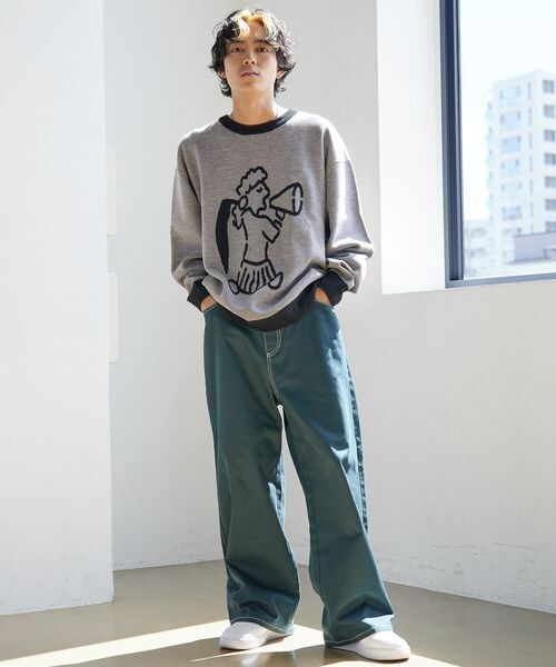 PAGEBOY（ページボーイ）の「ローガンコラボガールＪＱニット（トップス・レディース・ブラック09/グレー15/ブルーグリーン72・FREE）」の21枚目の写真