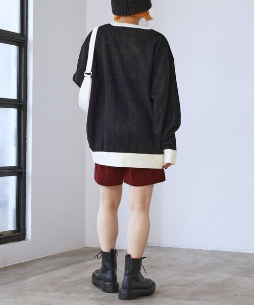 PAGEBOY（ページボーイ）の「ローガンコラボガールＪＱニット（トップス・レディース・ブラック09/グレー15/ブルーグリーン72・FREE）」の16枚目の写真