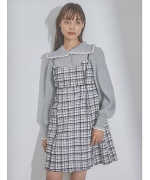 merry jenny | checkミニキャミワンピース(ワンピース)