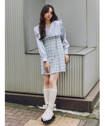 merry jenny | checkミニキャミワンピース(ワンピース)