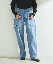 COLLAGE GALLARDAGALANTE | 【Q.anos/キュアノス】Notch Denim(デニムパンツ)