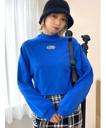 EMODA | マークロゴクロップスウェット(スウェット)