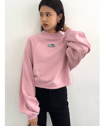 EMODA | マークロゴクロップスウェット(スウェット)