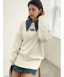 EMODA | マークロゴオーバーニット(ニット/セーター)